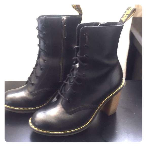 doc martens chunky heel